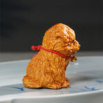 Buddha Stones Sandalwood Dog Peace Cute Animal Decor