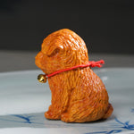 Buddha Stones Sandalwood Dog Peace Cute Animal Decor