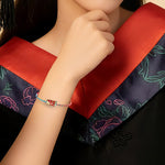 Buddha Stones Hand-Woven Colorful String Koi Fish Luck Braided Bracelet