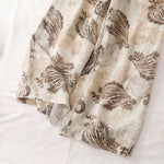 Buddha Stones Summer Boho Casual Paisley Zipper Design Ankle Women's Straight Leg Pants With Pockets