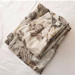 Buddha Stones Summer Boho Casual Paisley Zipper Design Ankle Women's Straight Leg Pants With Pockets