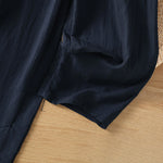 Buddha Stones Summer Casual Minimalist Drawstring Solid Cropped Pants Women's Straight Leg Pants With Pockets