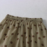 Buddha Stones Summer Casual Vintage Drawstring Polka Dot Women's Cropped Pants With Pockets