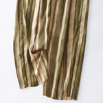 Buddha Stones Summer Casual Elegant Drawstring Vertical Striped Long Pants Women's Straight Leg Pants With Pockets