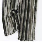 Buddha Stones Summer Casual Elegant Drawstring Vertical Striped Long Pants Women's Straight Leg Pants With Pockets