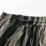 Buddha Stones Summer Casual Elegant Drawstring Vertical Striped Long Pants Women's Straight Leg Pants With Pockets