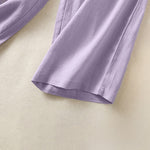 Buddha Stones Spring Summer Casual Minimalist Solid Capri Pants Women's Straight Leg Pants With Pockets