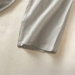 Buddha Stones Spring Summer Casual Minimalist Solid Capri Pants Women's Straight Leg Pants With Pockets