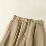 Buddha Stones Spring Summer Casual Minimalist Solid Capri Pants Women's Straight Leg Pants With Pockets