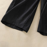 Buddha Stones Summer Casual Minimalist Drawstring Solid Women's Cropped Pants With Pockets