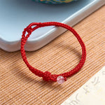 FREE Today: Luck and Self-care Green Aventurine Red String Bracelet