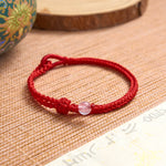 FREE Today: Luck and Self-care Green Aventurine Red String Bracelet