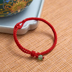 FREE Today: Luck and Self-care Green Aventurine Red String Bracelet
