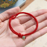 FREE Today: Luck and Self-care Green Aventurine Red String Bracelet