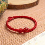 FREE Today: Luck and Self-care Green Aventurine Red String Bracelet