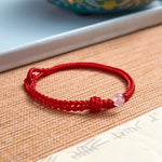 FREE Today: Luck and Self-care Green Aventurine Red String Bracelet