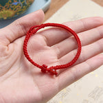 FREE Today: Luck and Self-care Green Aventurine Red String Bracelet
