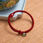 FREE Today: Luck and Self-care Green Aventurine Red String Bracelet