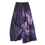 Buddha Stones Cotton Linen Mystic Fish Pattern Women's Elastic Waist Wide Leg Pants With Pockets