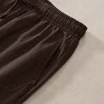 Buddha Stones Cotton Branch Pattern Men's Tapered Pants With Pockets