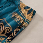 Buddha Stones Cotton Mandala Geometric Pattern Men's Tapered Pants With Pockets