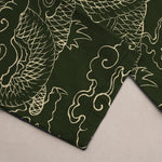 Buddha Stones Cotton Flying Dragon Chasing The Sun Pattern Men's Tapered Pants With Pockets
