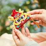 Buddha Stones Charming Dragon Tiger Snake Triangle Cute Animal Decor
