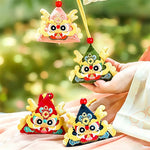 Buddha Stones Charming Dragon Tiger Snake Triangle Cute Animal Decor
