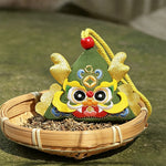 Buddha Stones Charming Dragon Tiger Snake Triangle Cute Animal Decor