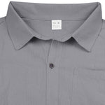 Buddha Stones Summer Casual Minimalist Button-Up Solid Men's Sleeveless Shirts