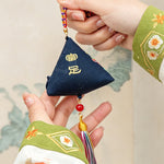Buddha Stones Embroidery Zongzi Triangle Scorpion Cute Animal Decor