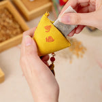 Buddha Stones Embroidery Zongzi Triangle Scorpion Cute Animal Decor