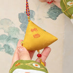 Buddha Stones Embroidery Zongzi Triangle Scorpion Cute Animal Decor