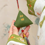 Buddha Stones Embroidery Zongzi Triangle Scorpion Cute Animal Decor