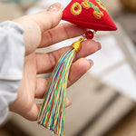 Buddha Stones Embroidery Zongzi Triangle Scorpion Cute Animal Decor