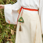Buddha Stones Embroidery Zongzi Triangle Scorpion Cute Animal Decor