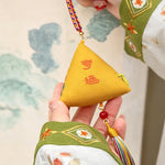 Buddha Stones Embroidery Zongzi Triangle Scorpion Cute Animal Decor