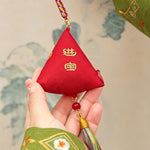 Buddha Stones Embroidery Zongzi Triangle Scorpion Cute Animal Decor