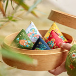 Buddha Stones Embroidery Zongzi Triangle Scorpion Cute Animal Decor