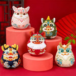Buddha Stones Lucky Pi Xiu Qilin Dragon Fox Wealth Cute Animal Decor