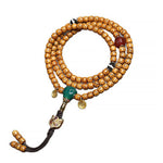 Buddha Stones Star Moon Bodhi Seed Fox Gourd Wisdom Tibetan Handmade 108 Bead Mala