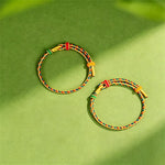 FREE Today: Luck Strength Hand-Woven Five Color Cord Braided Adjustable Bracelet