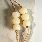 Buddha Stones Bodhi Root Lotus Pendant Purity 108 Bead Hand Polished Round Mala