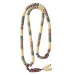 Buddha Stones Bodhi Seed Hand-Woven Peace Vintage 108 Bead Mala