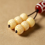 Buddha Stones Bodhi Seed Hand-Woven Peace Vintage 108 Bead Mala
