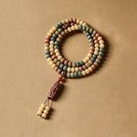 Buddha Stones Bodhi Seed Hand-Woven Peace Vintage 108 Bead Mala