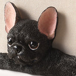 Buddha Stones Hand-Painted Resin Dog 3D Cute Decorative Switch Wall Sticker