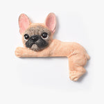 Buddha Stones Hand-Painted Resin Dog 3D Cute Decorative Switch Wall Sticker