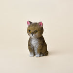 Buddha Stones Painted Resin Gloomy Kitten Family Mini Cat Cute Animal Decor