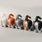 Buddha Stones Hand-Painted Resin Lazy Kitten Animal Decoration